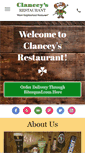 Mobile Screenshot of clanceysrestaurant.com